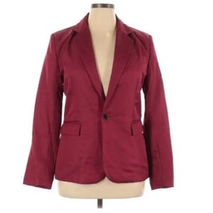 Whatlees Mens Blazer Burgundy, 4 buttons on each sleeve, 3 pockets, size L, NWT